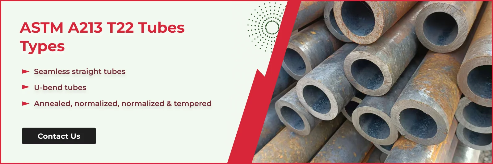 ASTM A213 T22 Tube Specifications